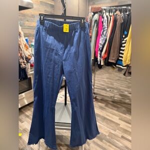 Umgee Blue Flared Pants